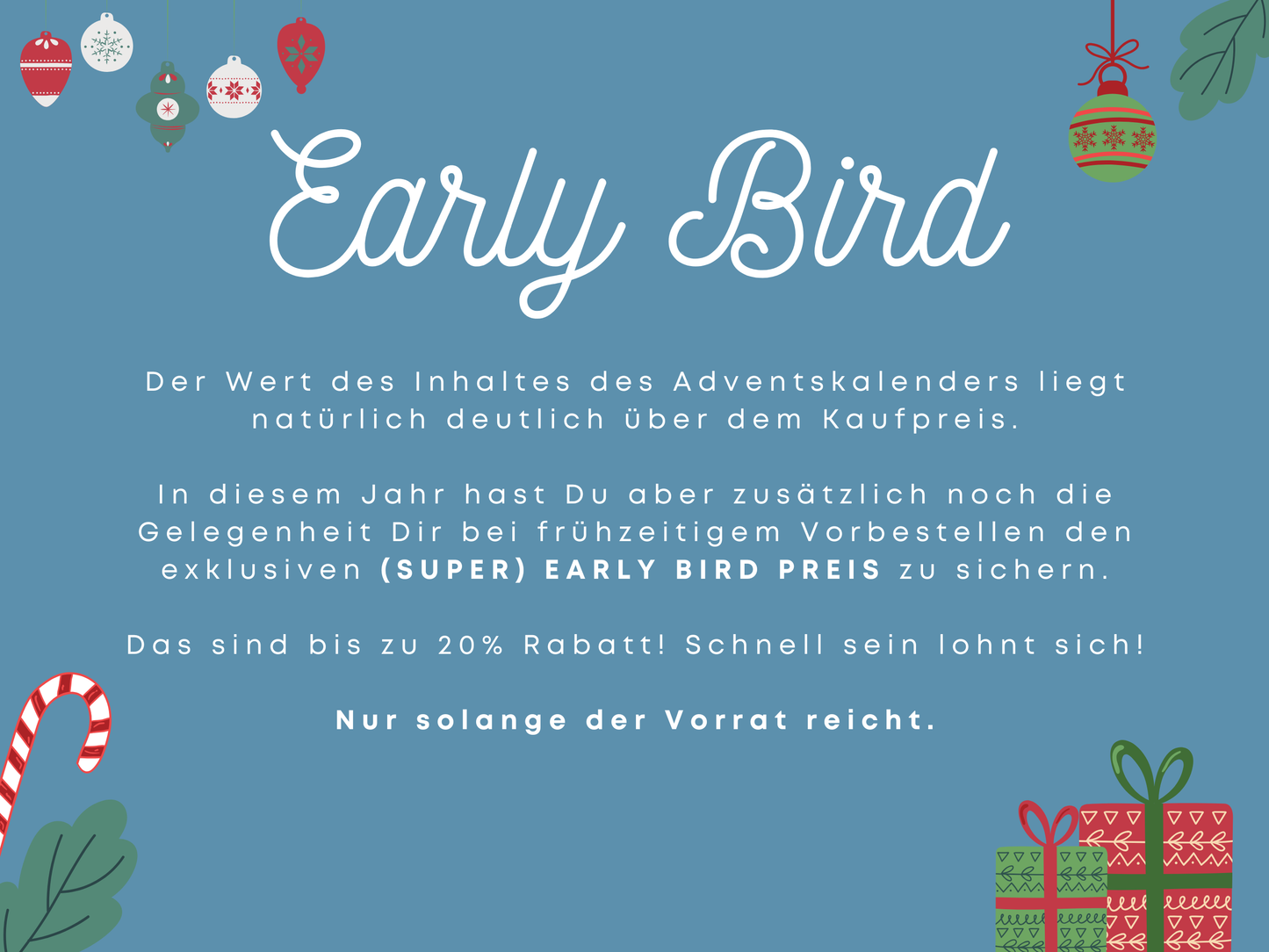 Mittlerer Adventskalender 2026 Vorbestellung