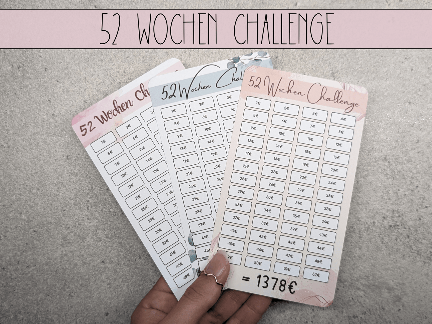 52 Wochen Challenge - Budgethelden