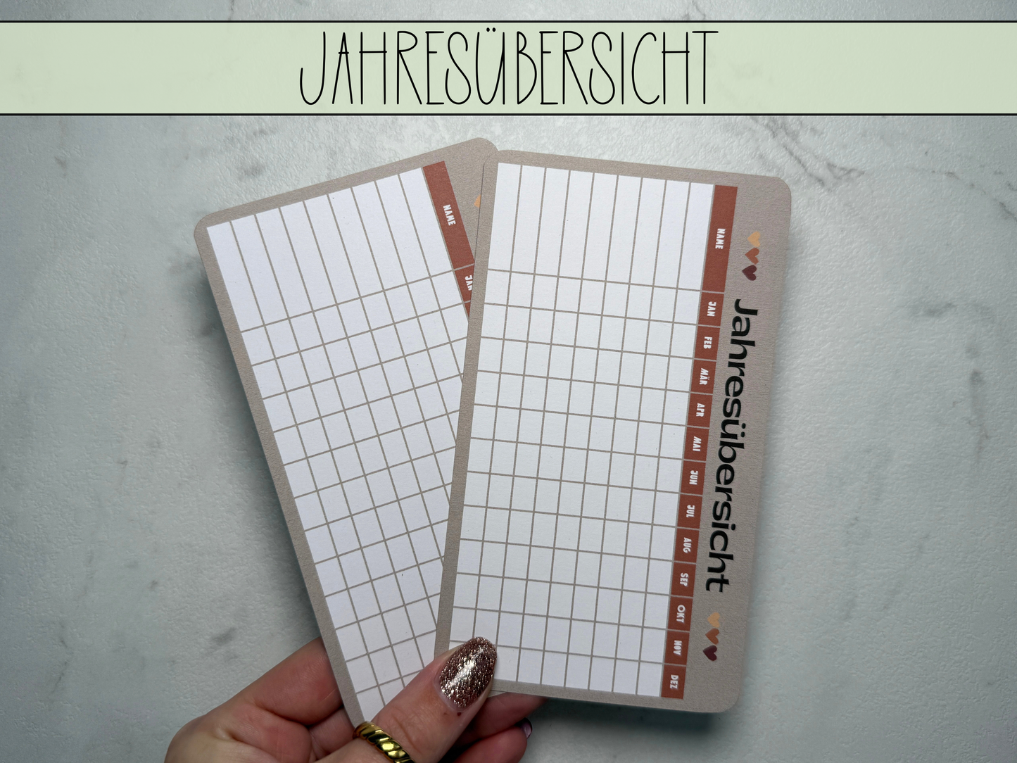 Jahresübersicht
