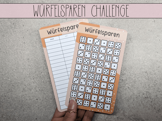 Würfelsparen Challenge - Budgethelden