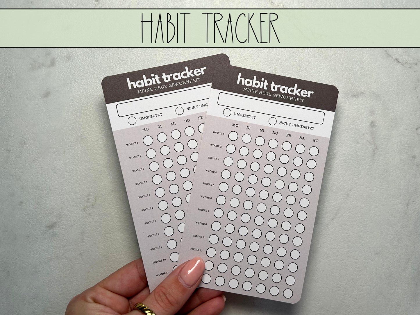 Habit Tracker Gewohnheiten
