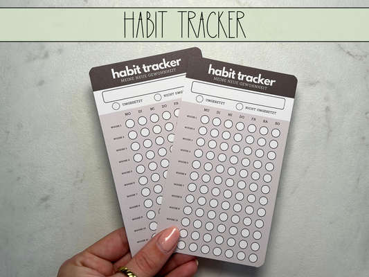 Habit Tracker Gewohnheiten