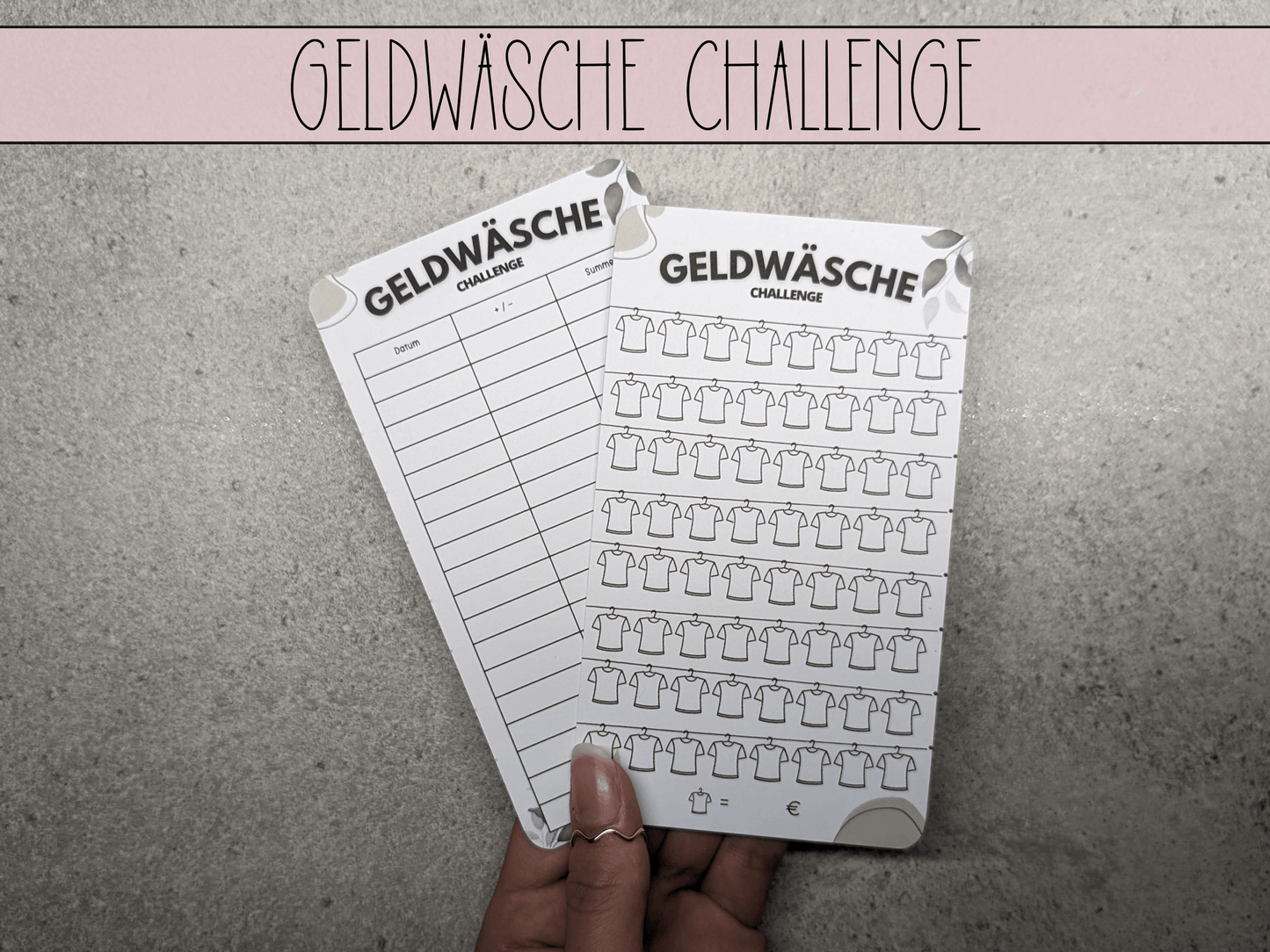 Geldwäsche Challenge - Budgethelden