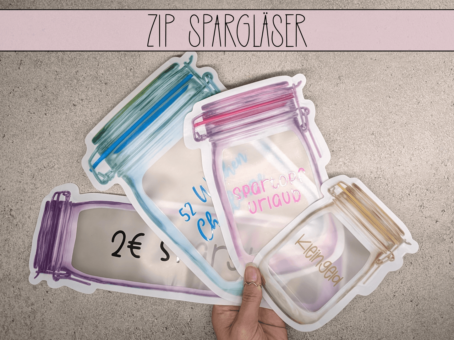 Zip Spargläser - Budgethelden