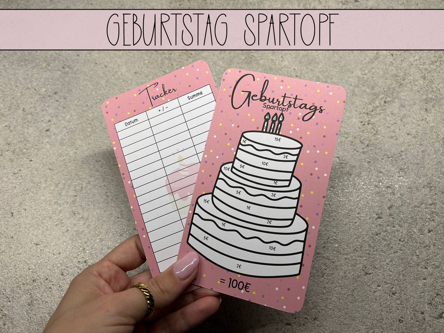 Geburtstag Spartopf