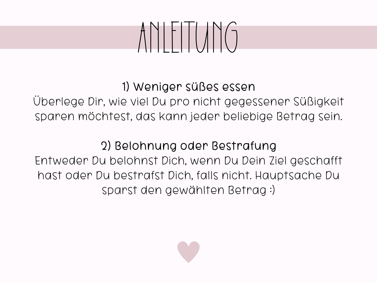 Süßigkeitenverzicht Challenge - Budgethelden