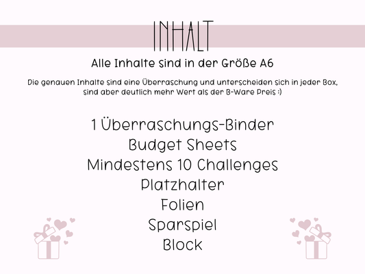 A6 Überraschungsbox B-Ware