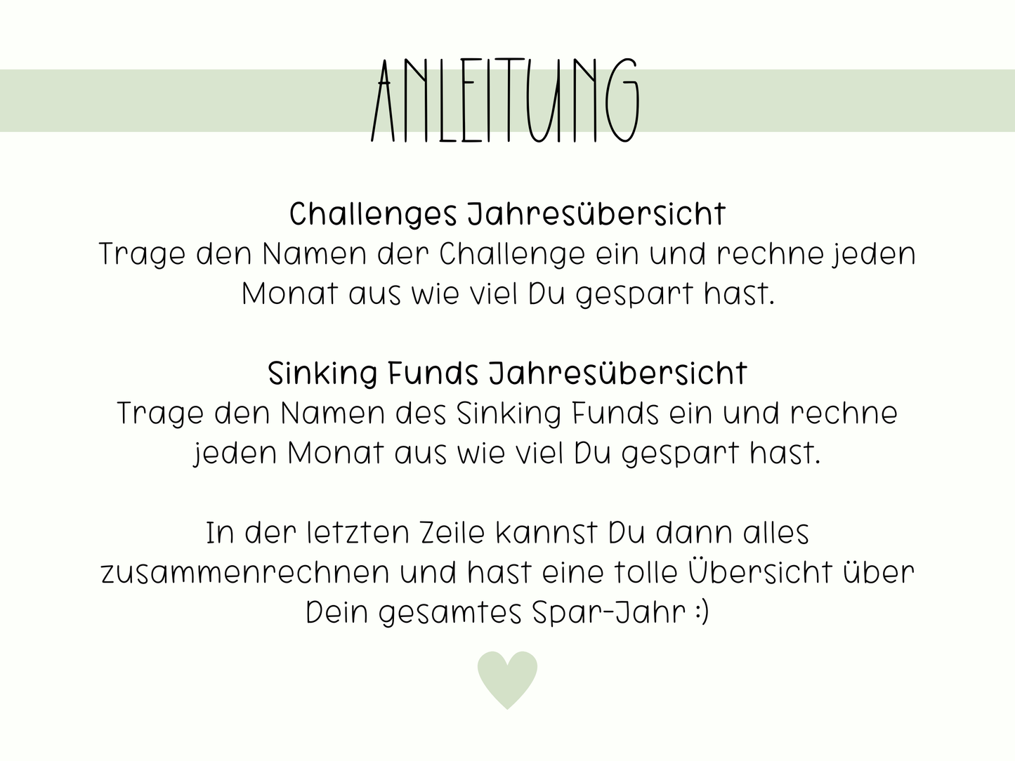 Jahresübersicht