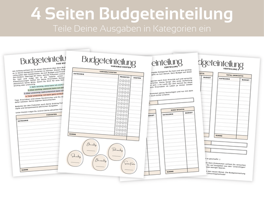 XXL A5 + A4 Einlagen Budget Bundle - Budgethelden