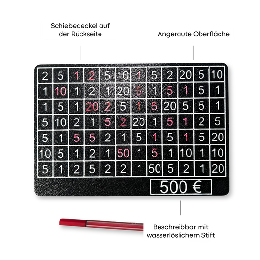 500€ Sparbox
