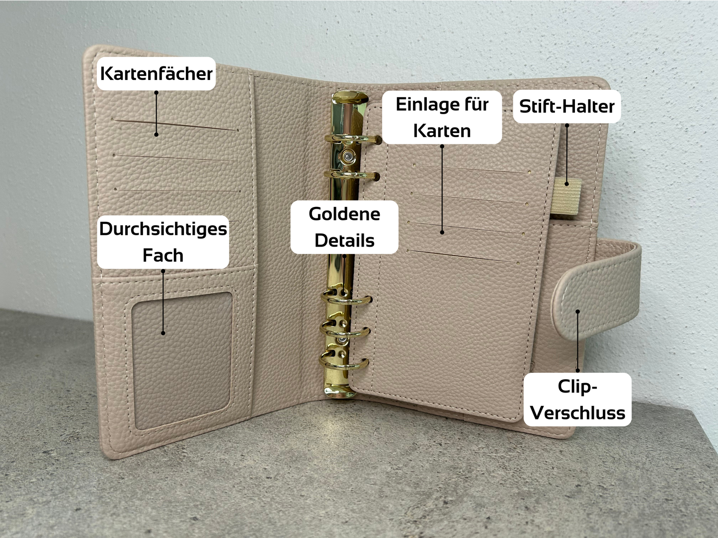 A6 Deluxe Budget Binder mit Inlay
