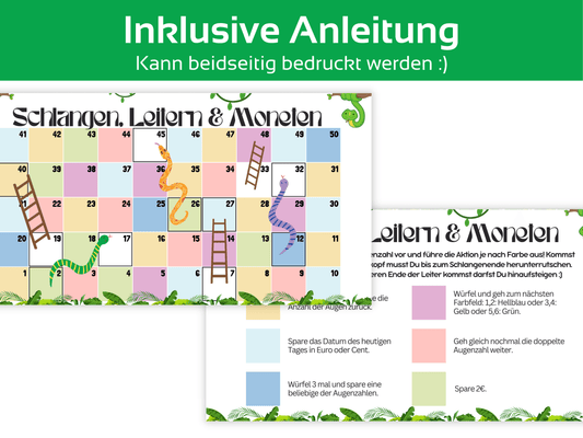 Schlangen, Leitern & Moneten - Budgethelden