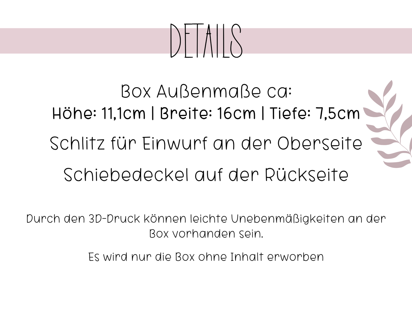 500€ Sparbox