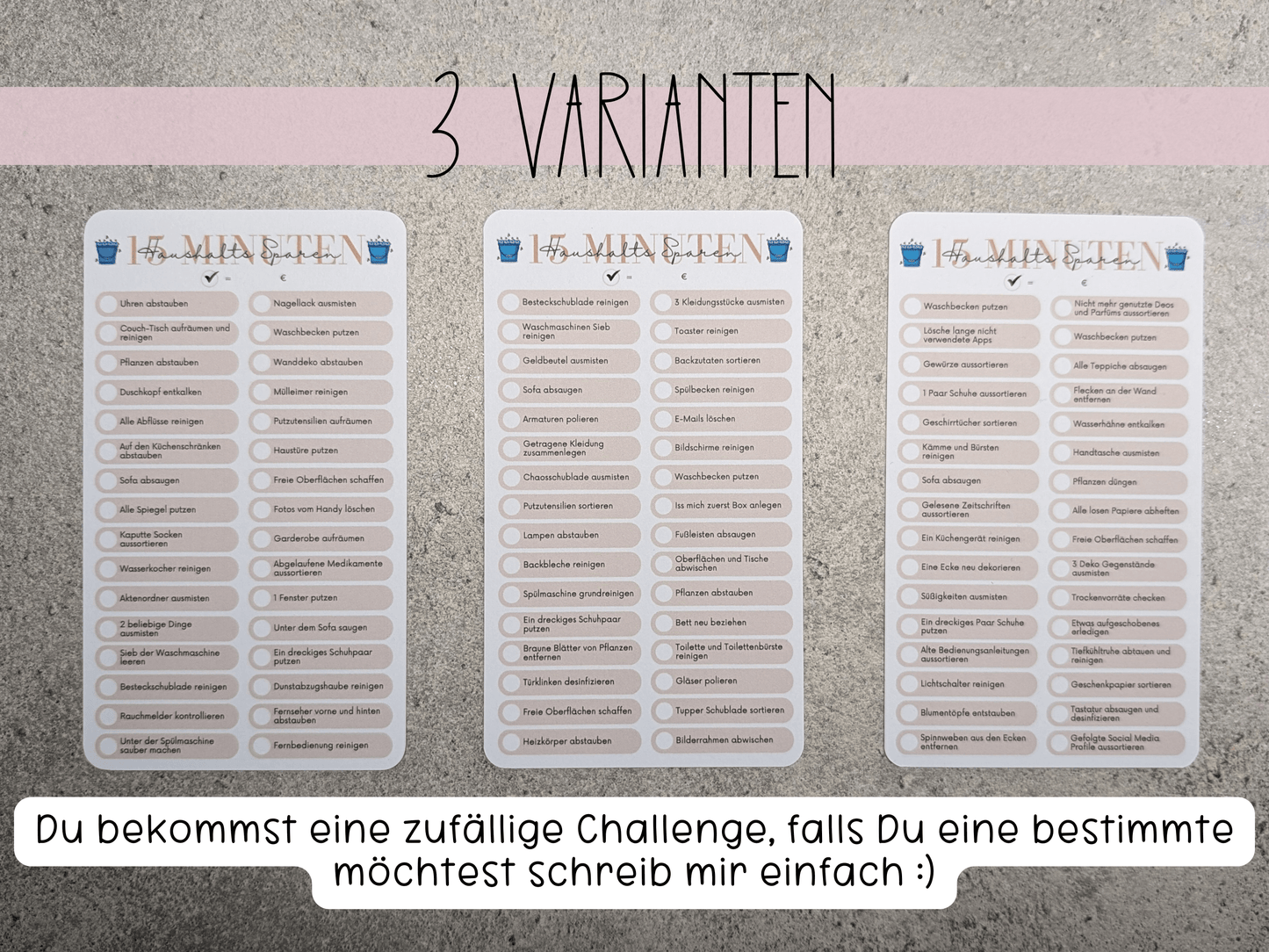 15 Minuten Haushaltssparen - Budgethelden