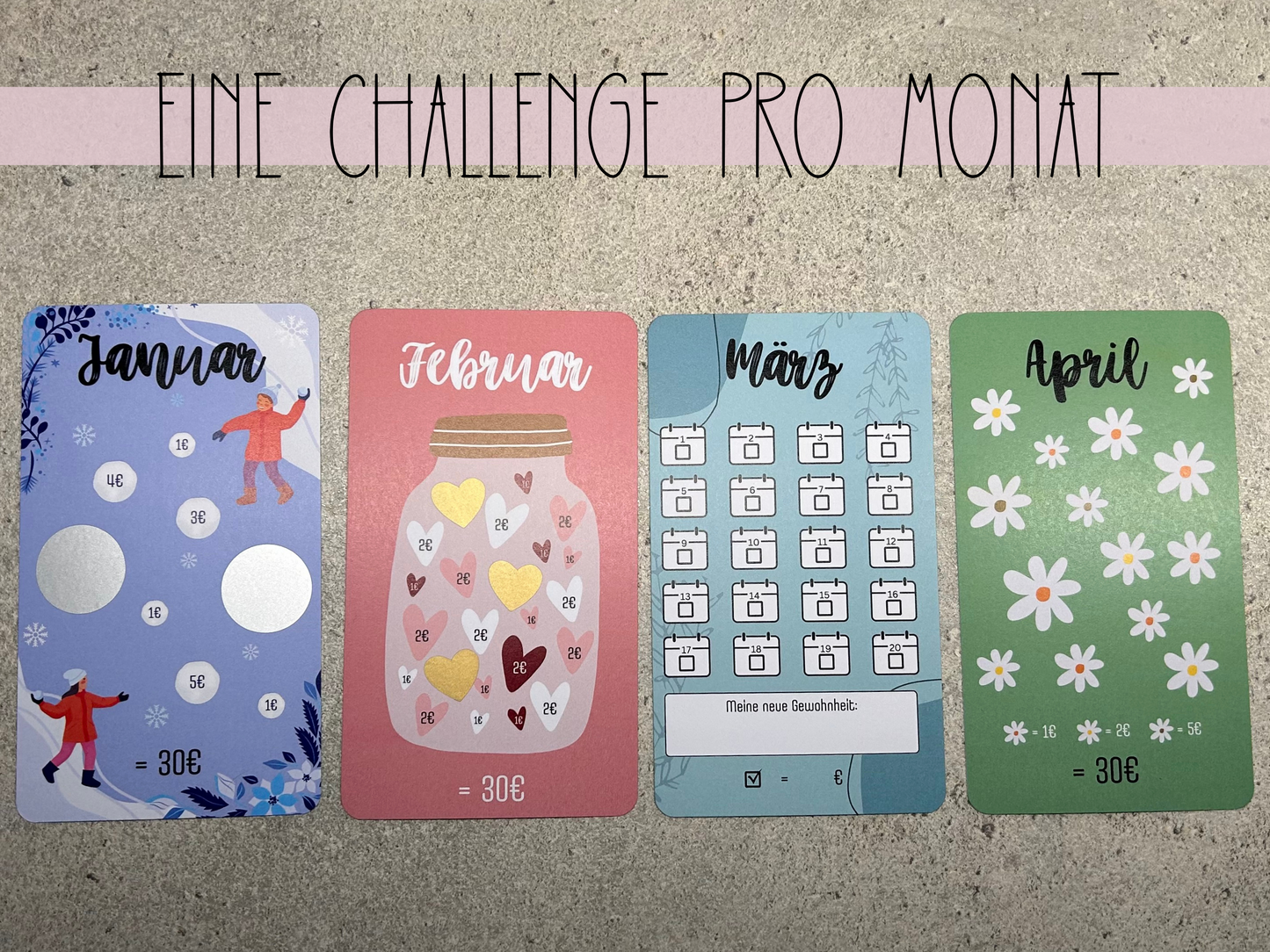 Jahres Set Challenge