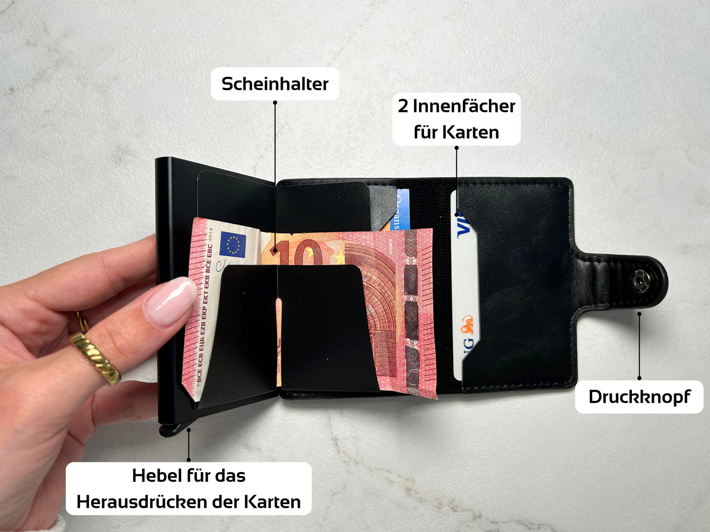 Pop-Up Kartenhalter