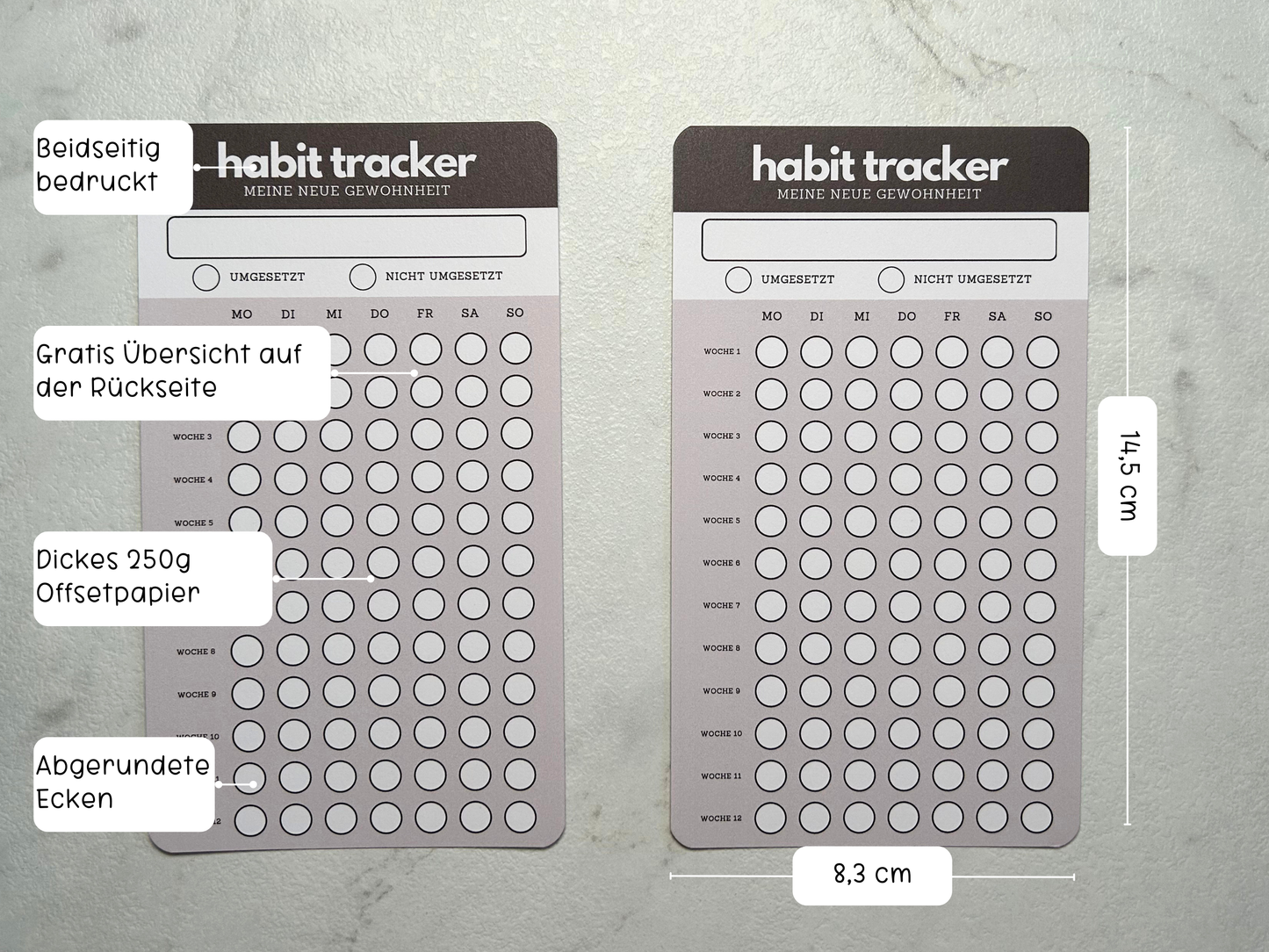 Habit Tracker Gewohnheiten