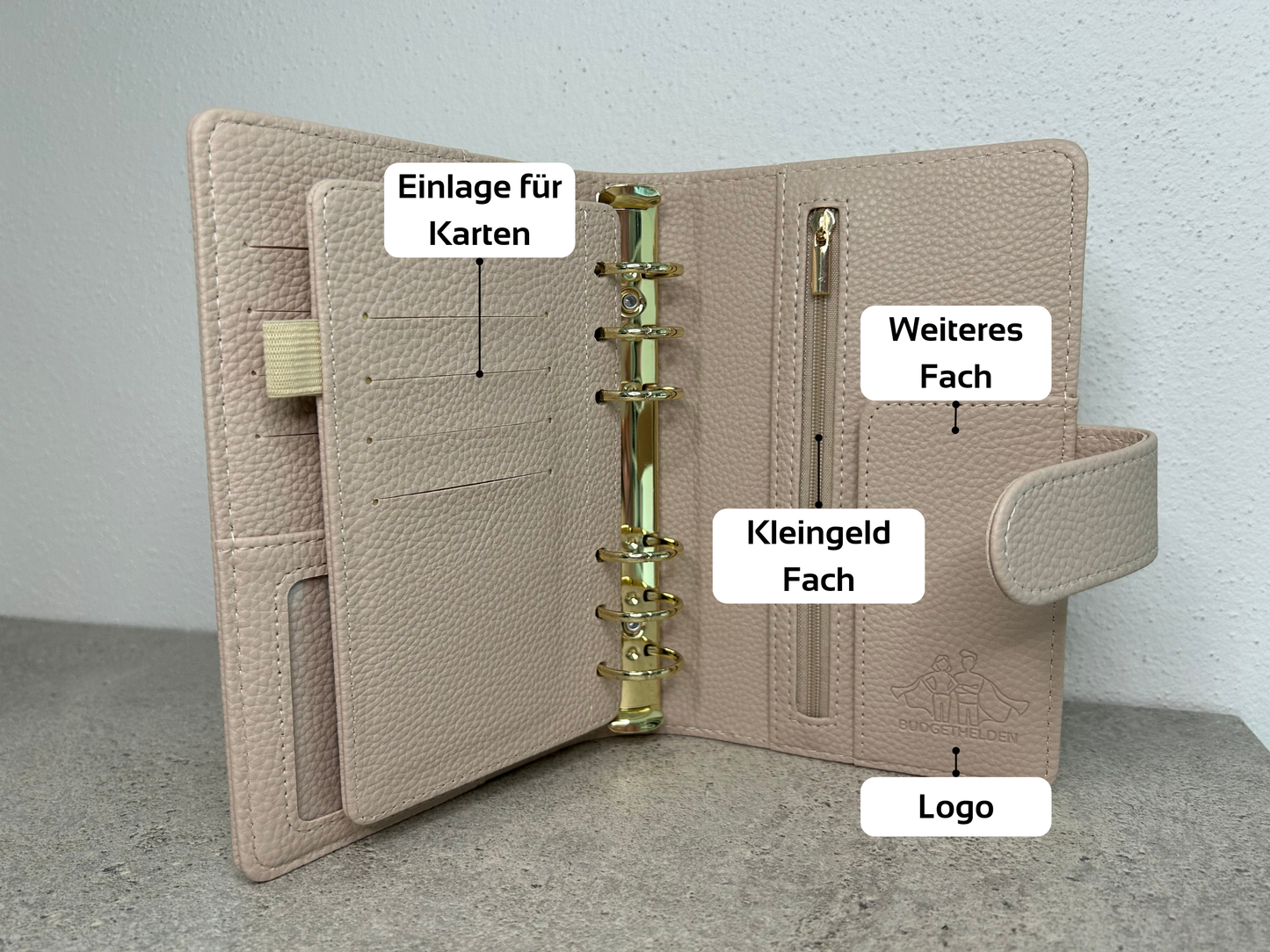A6 Deluxe Budget Binder mit Inlay