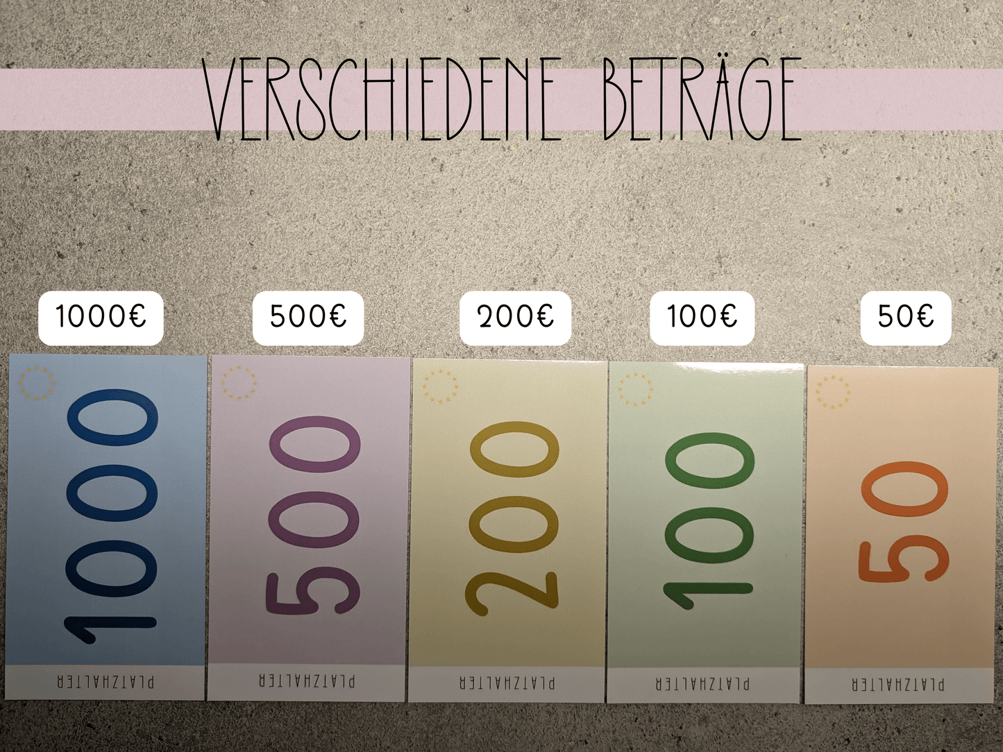 Platzhalter Karten - Budgethelden