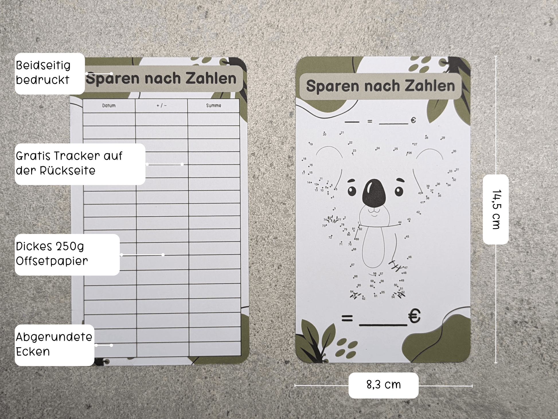 Sparen nach Zahlen Challenge - Budgethelden