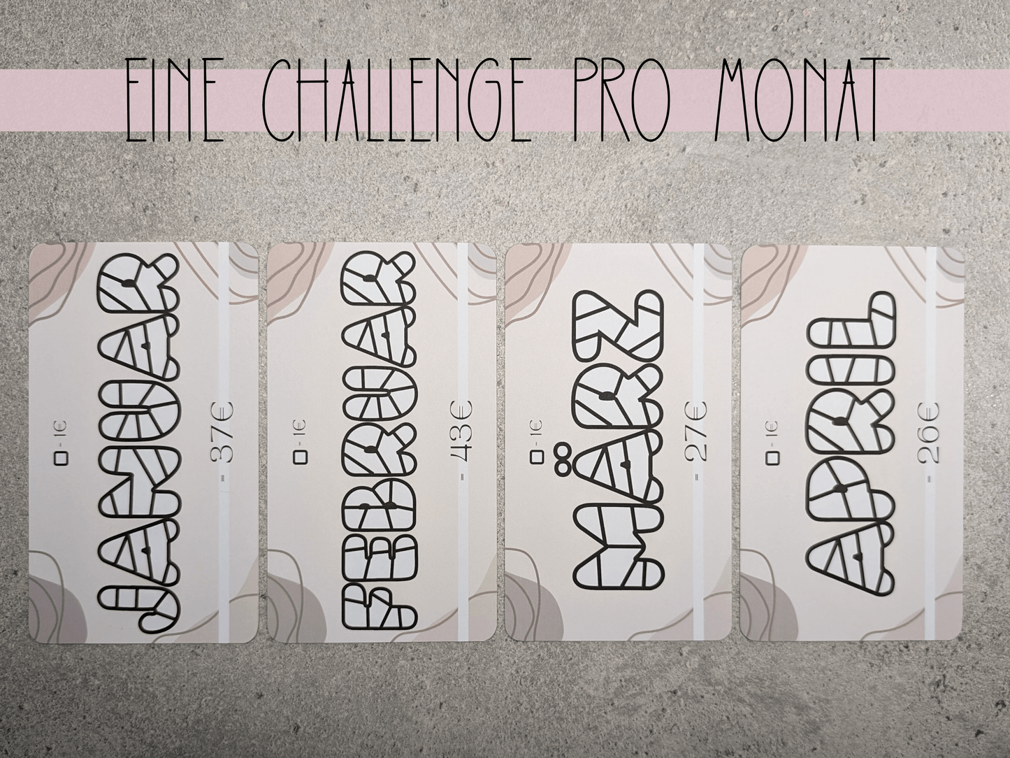 12 Monate Challenge - Budgethelden