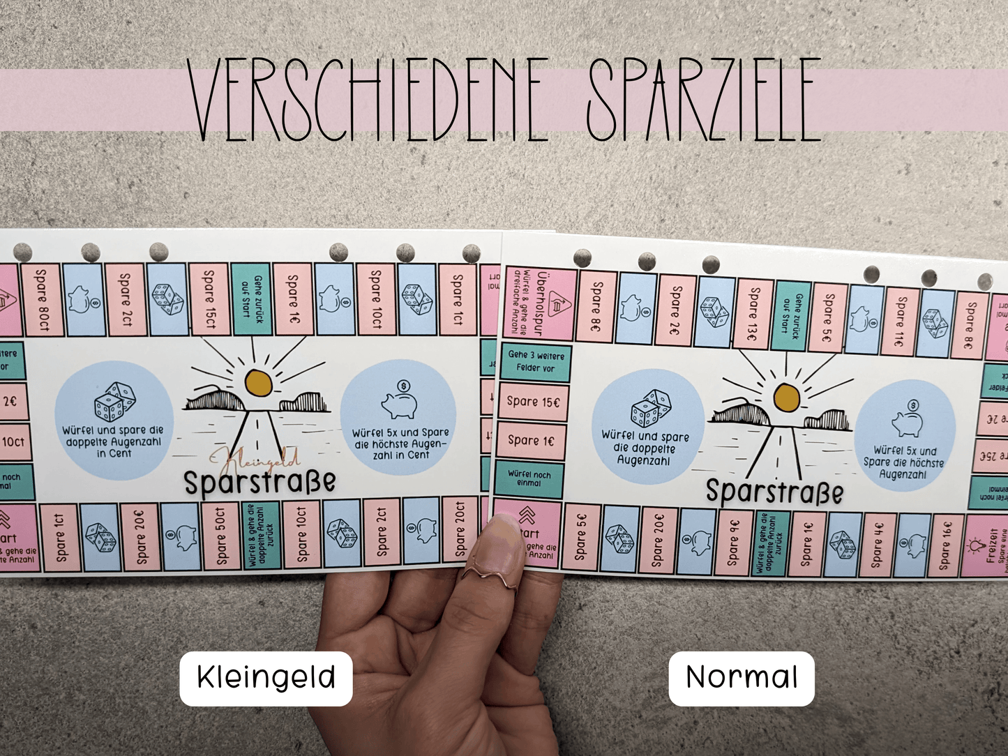 Sparstraße Sparspiel - Budgethelden