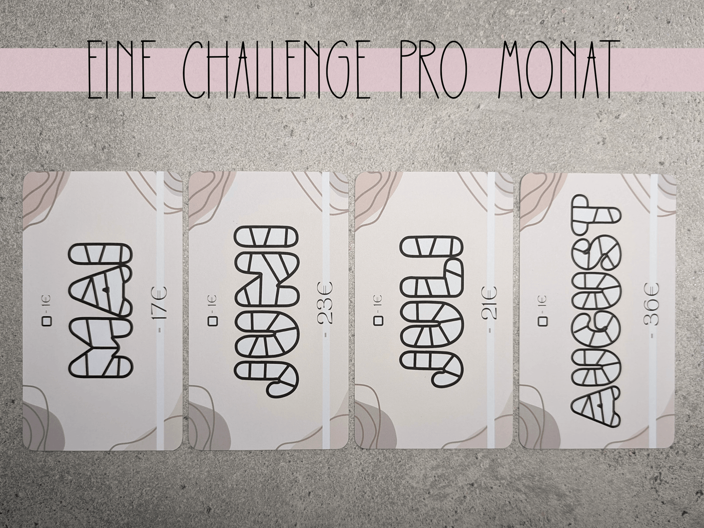 12 Monate Challenge - Budgethelden