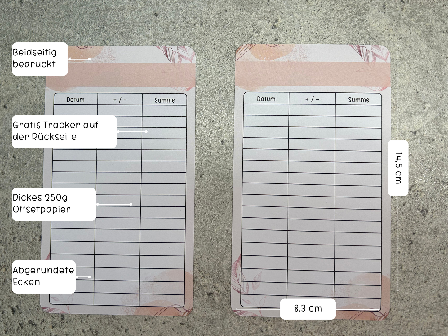 10x Budget Sheets Ästhetik