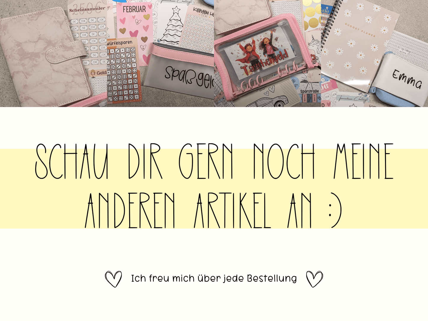 A6 Zip Glitzer Binder - Budgethelden