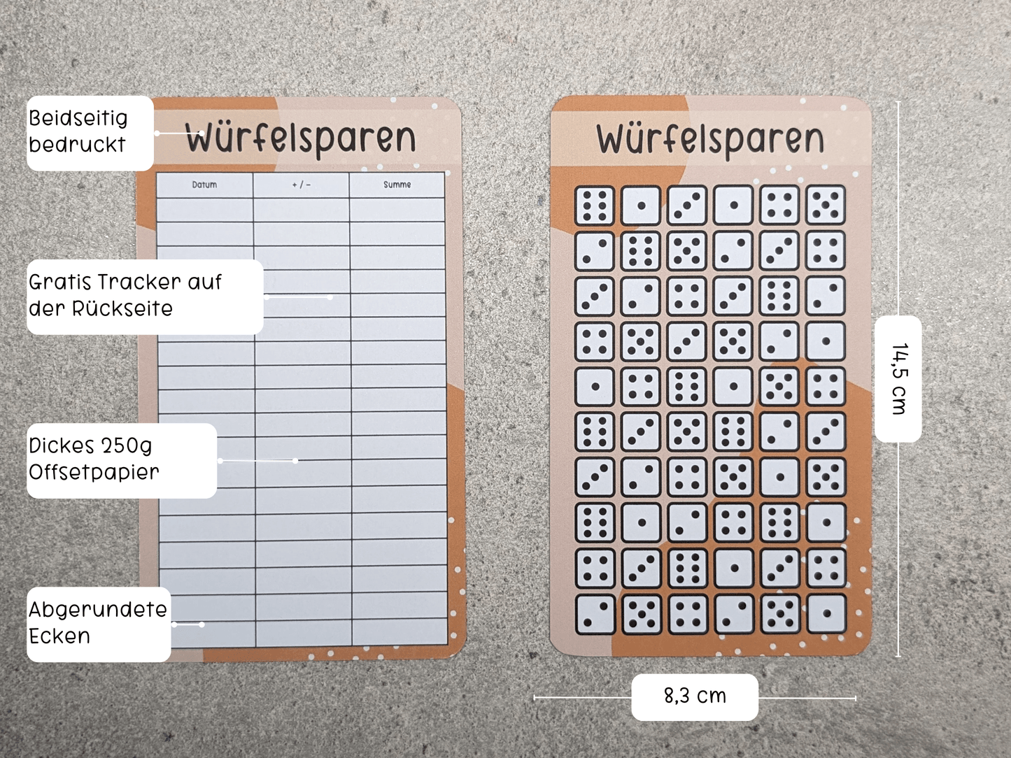 Würfelsparen Challenge - Budgethelden