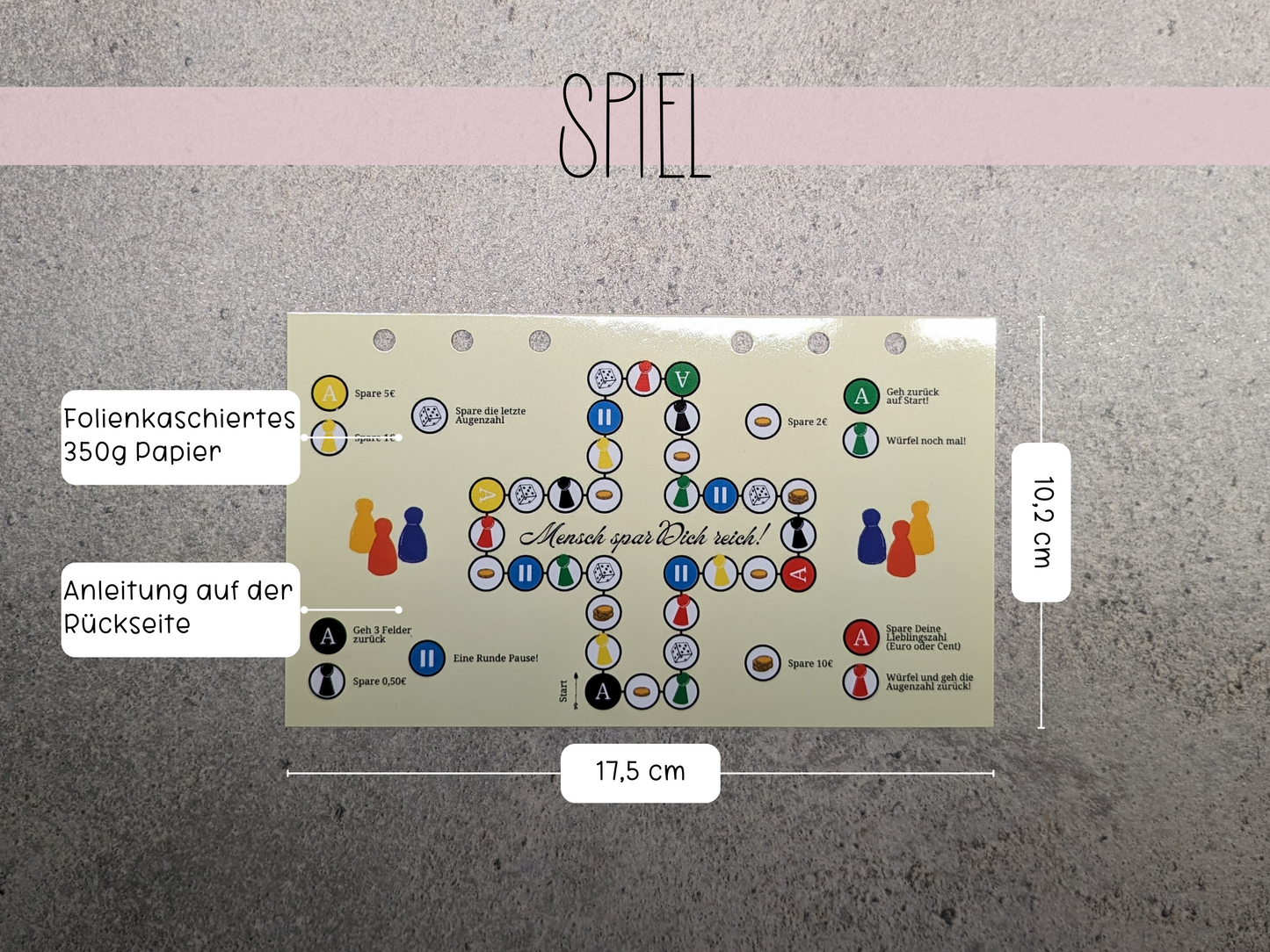 Mensch Spar Dich Reich Sparspiel