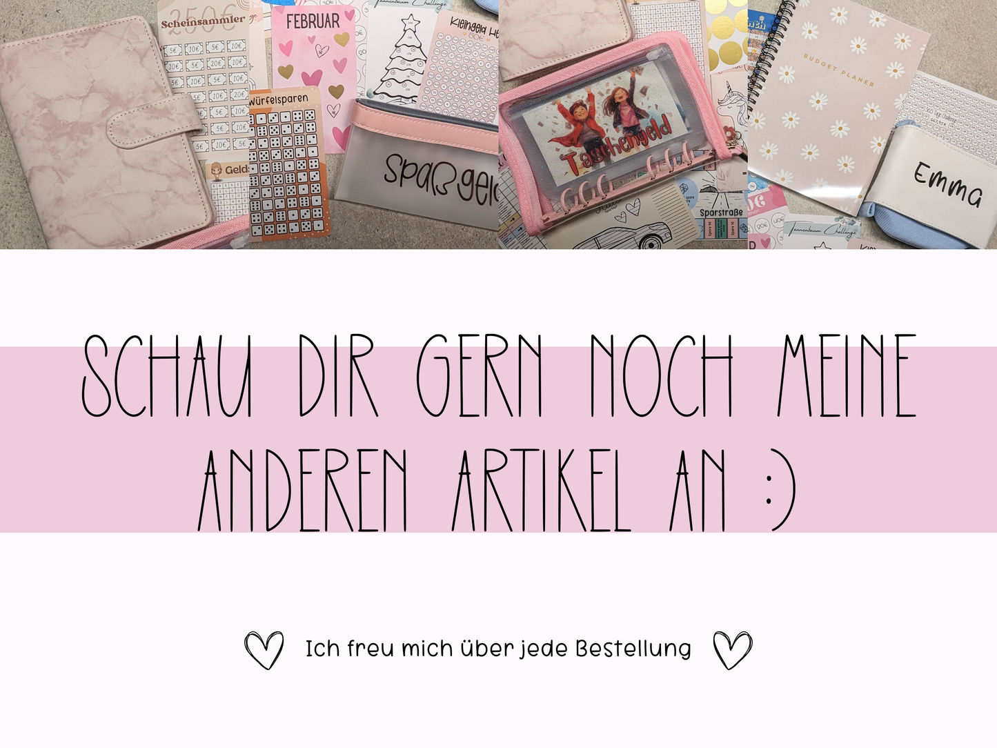 A7 Tracker / Budget Sheets Minimalistisch