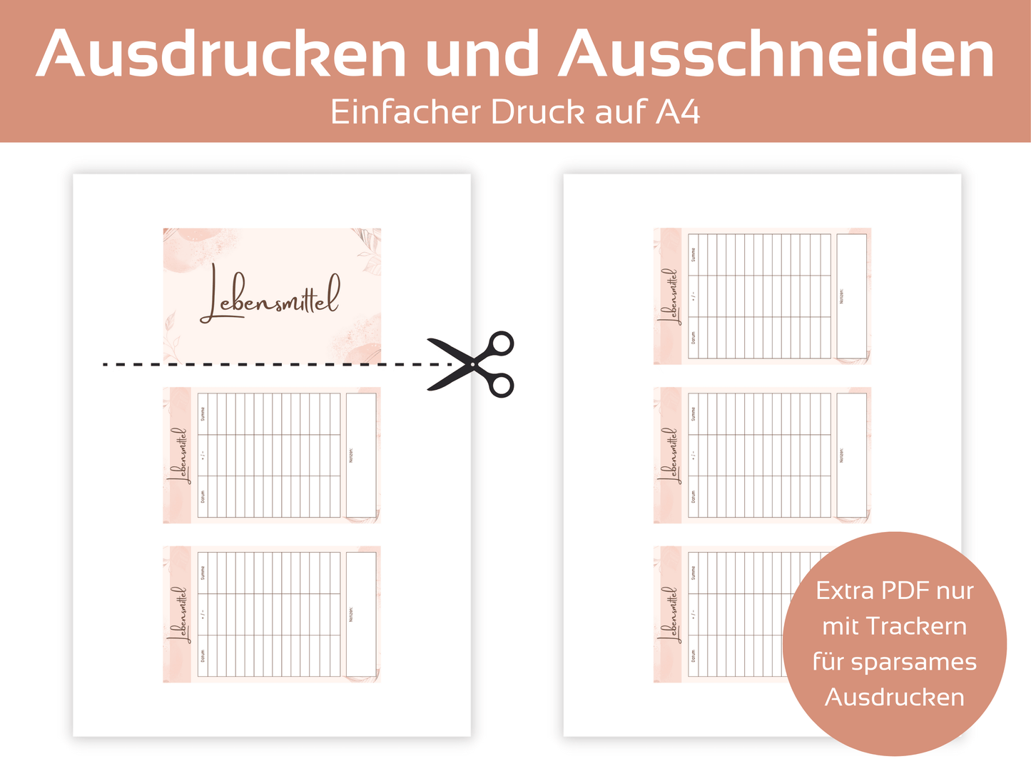101 A7 Deckblätter Vorlage Ästhetik - Budgethelden