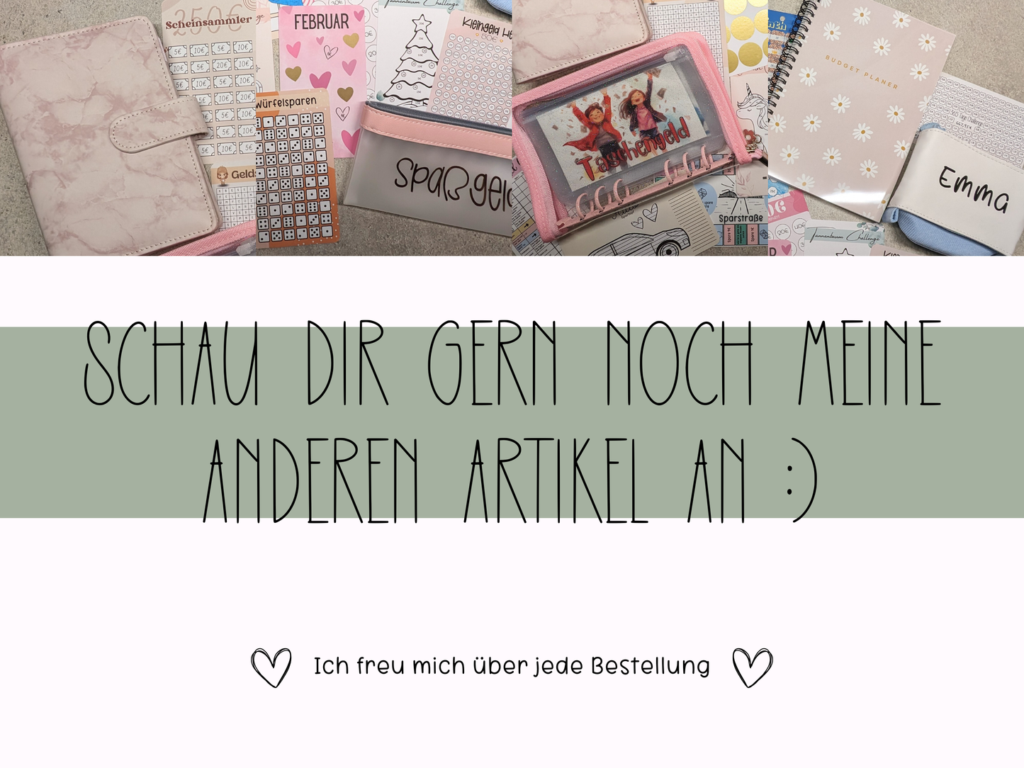 10x Budget Sheets Nature