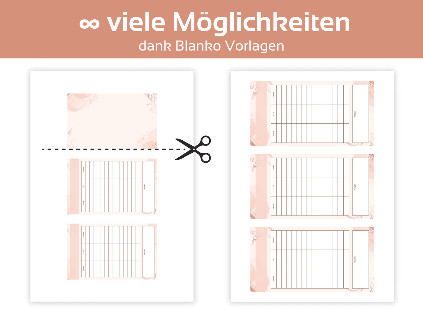 101 A7 Deckblätter Vorlage Ästhetik - Budgethelden