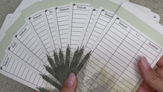 10x Budget Sheets Nature