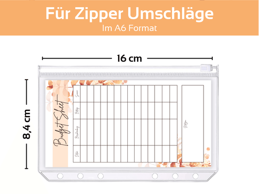 Budget Sheet Vorlage Herbstlich - Budgethelden