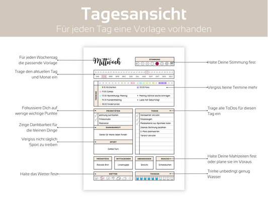 Tagesplaner A4, A5 & A6 - Budgethelden