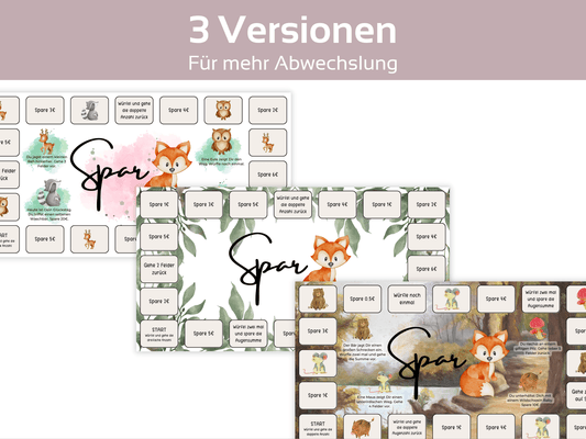 Sparfuchs Sparspiel Set - Budgethelden