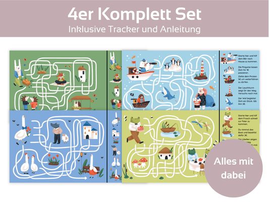 Sparlinien Sparspiel Set - Budgethelden