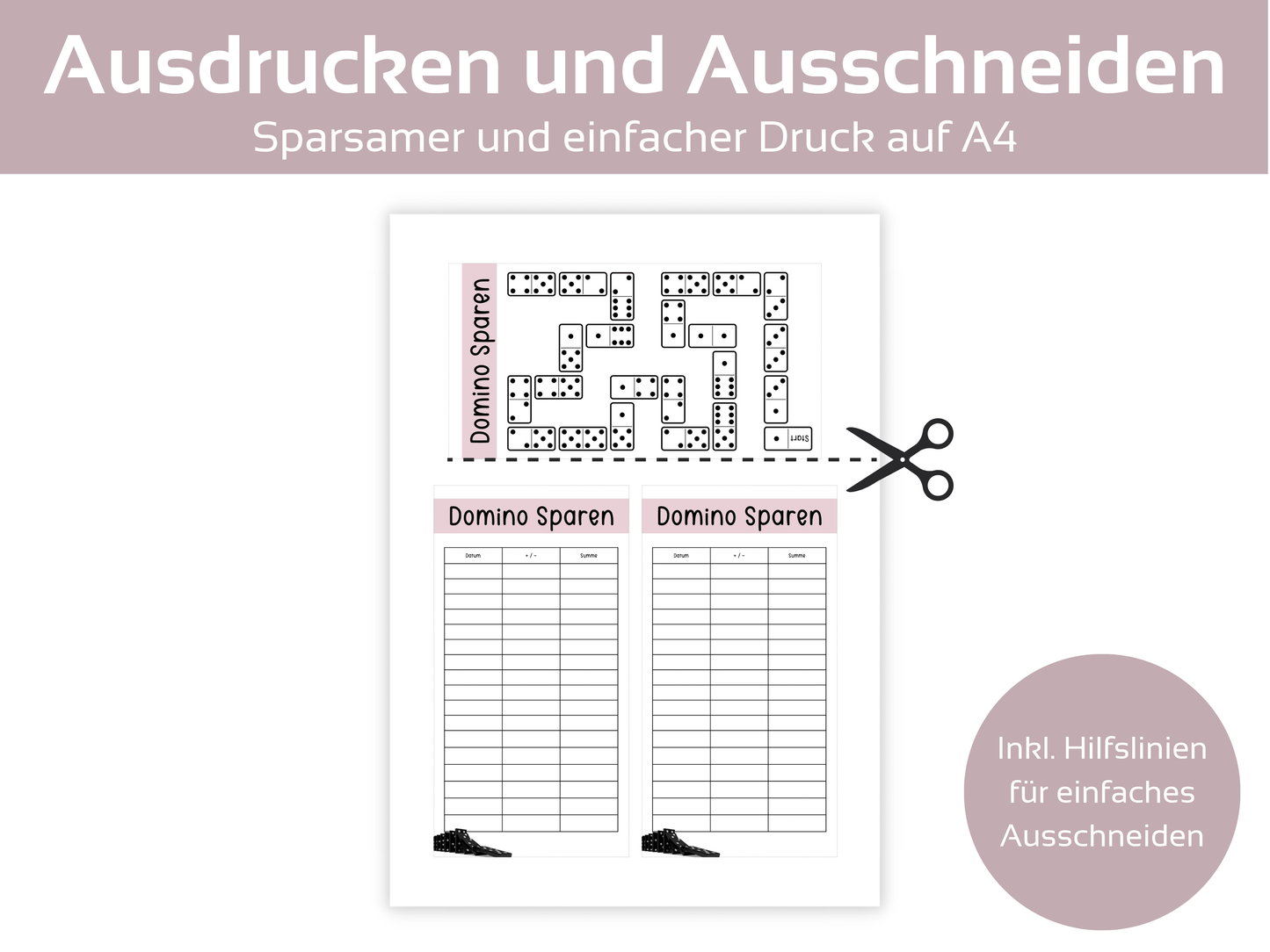 Domino Sparen Challenge - Budgethelden