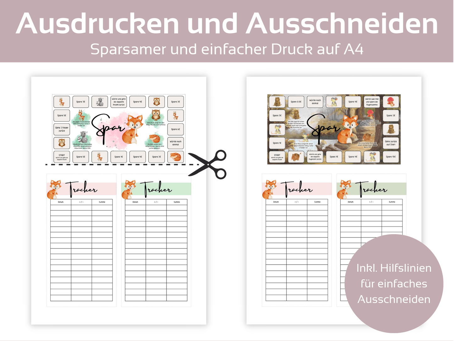 Sparfuchs Sparspiel Set - Budgethelden