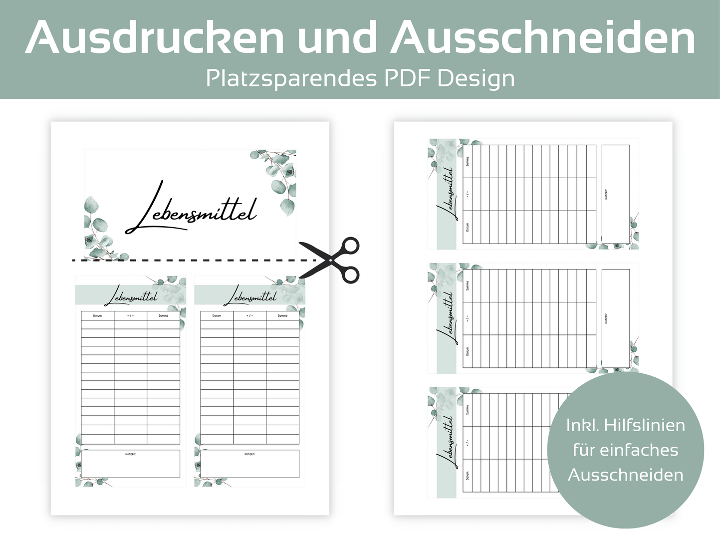 Ultimate Bundle Challenges und Deckblätter Eukalyptus - Budgethelden