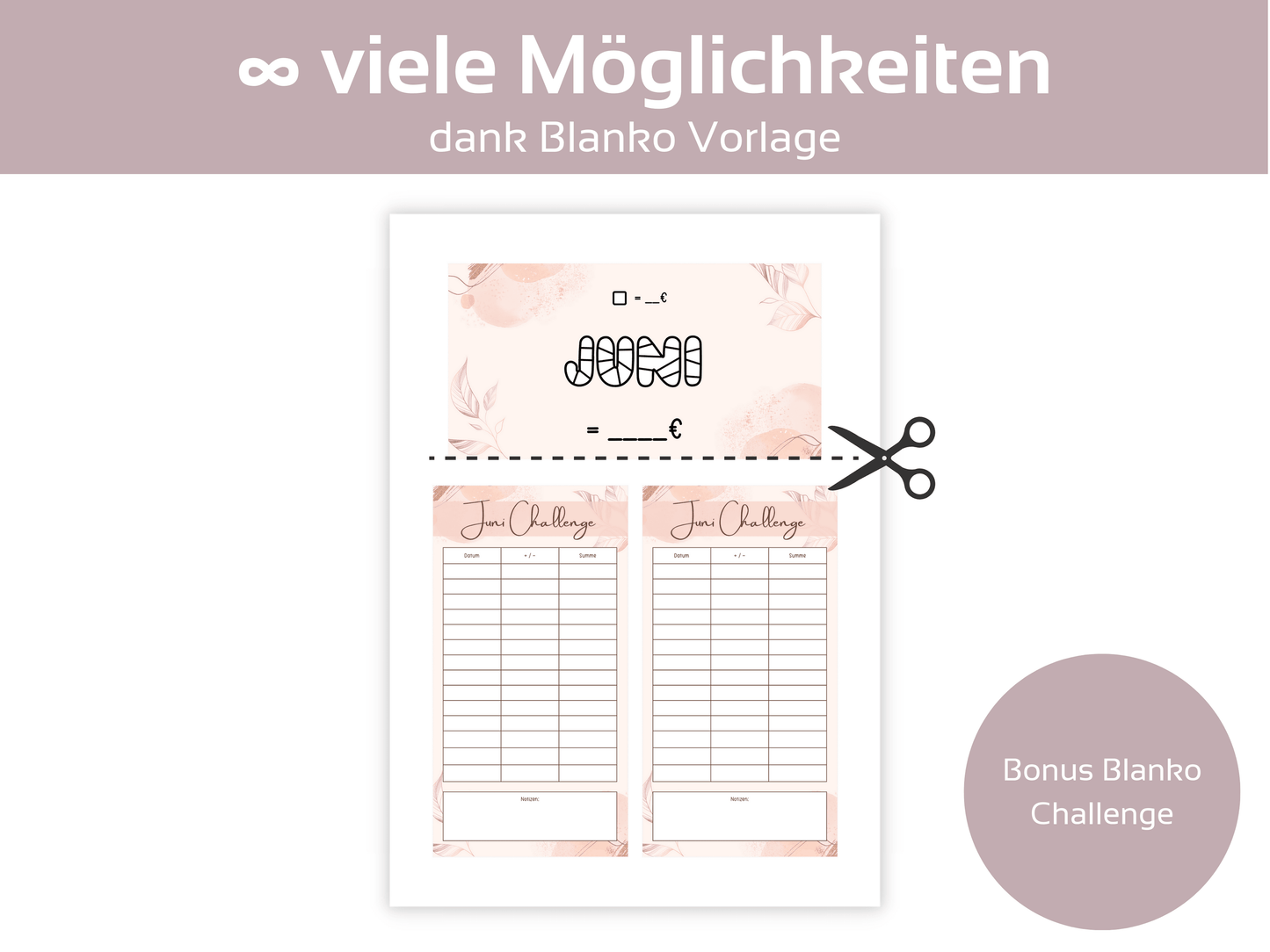 Monatschallenges - Budgethelden