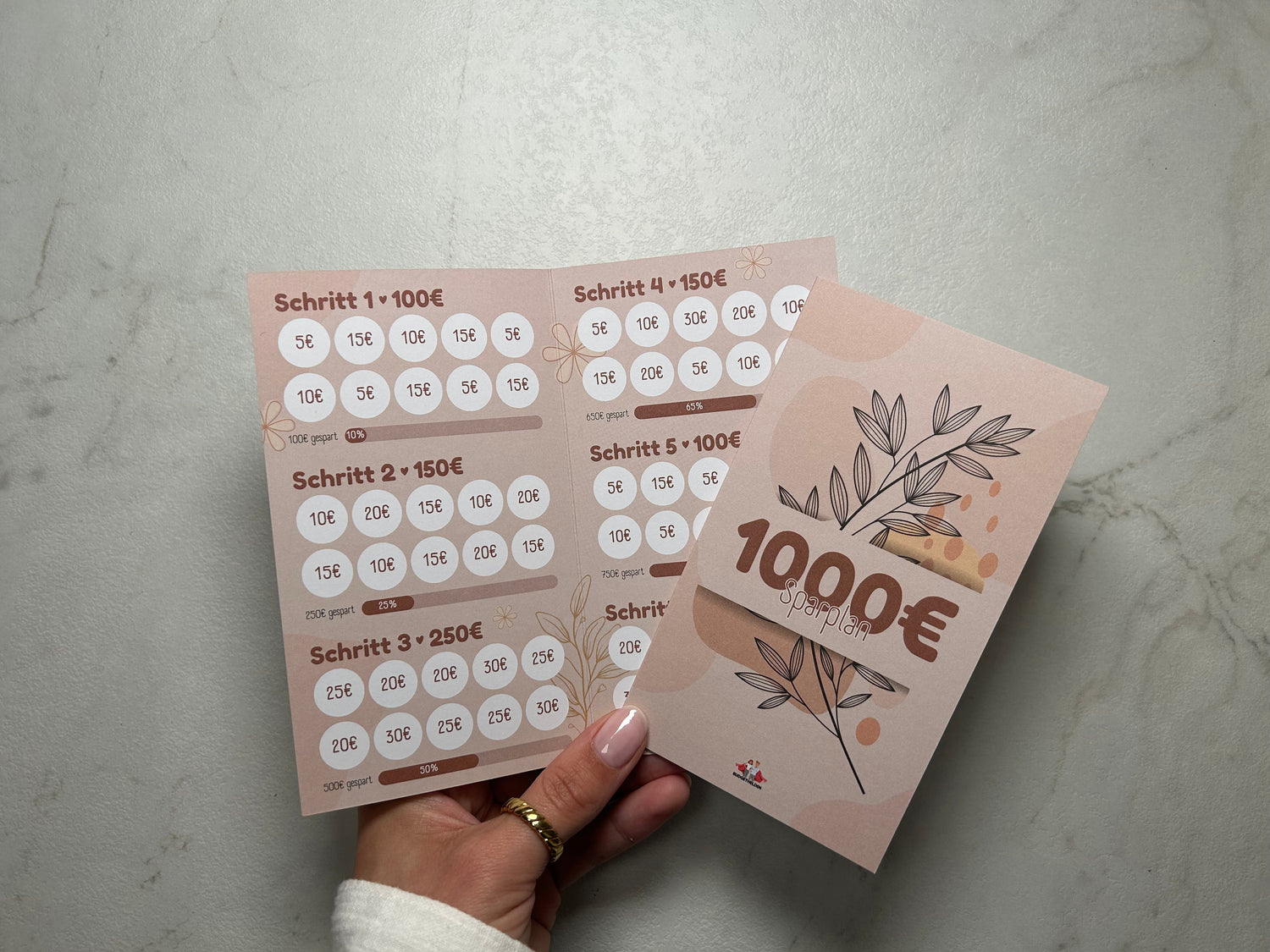 Challenges Einlegekarten