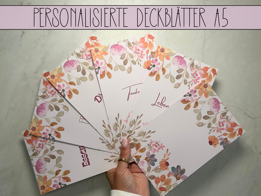 A5 Deckblätter Flower
