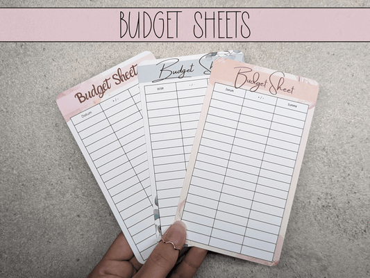 Budget Sheets - Budgethelden