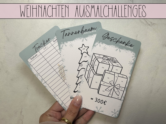 Weihnachten Ausmalchallenges