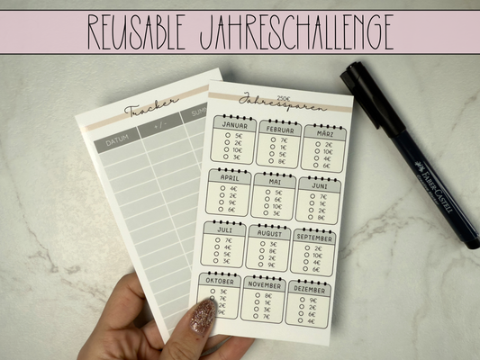 Reusable Jahreschallenge