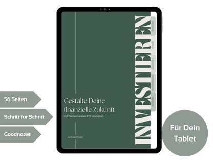 Digitales Workbook Investieren fürs Tablet